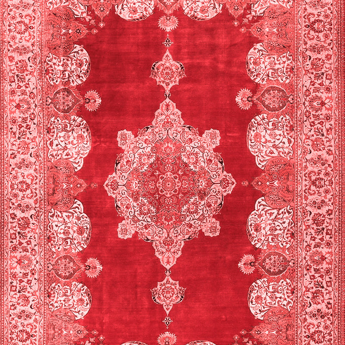 Machine Washable Persian Red Traditional Rug, wshtr3161red