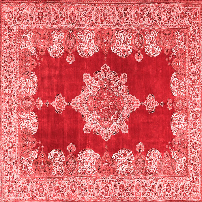 Machine Washable Persian Red Traditional Rug, wshtr3161red
