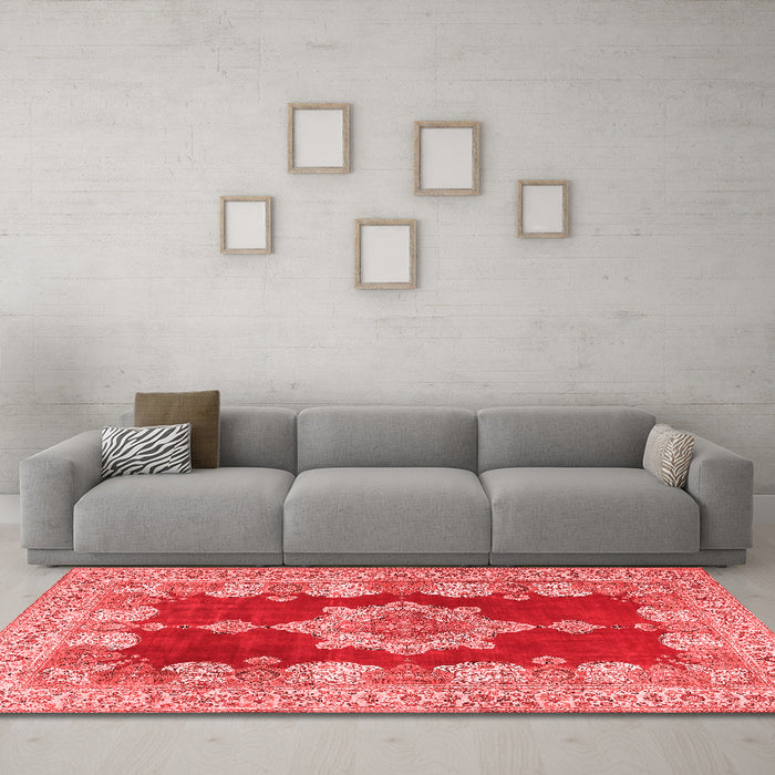 Traditional Red Washable Rugs