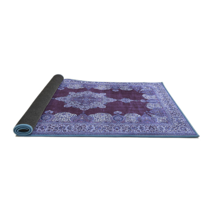 Sideview of Persian Blue Traditional Rug, tr3161blu