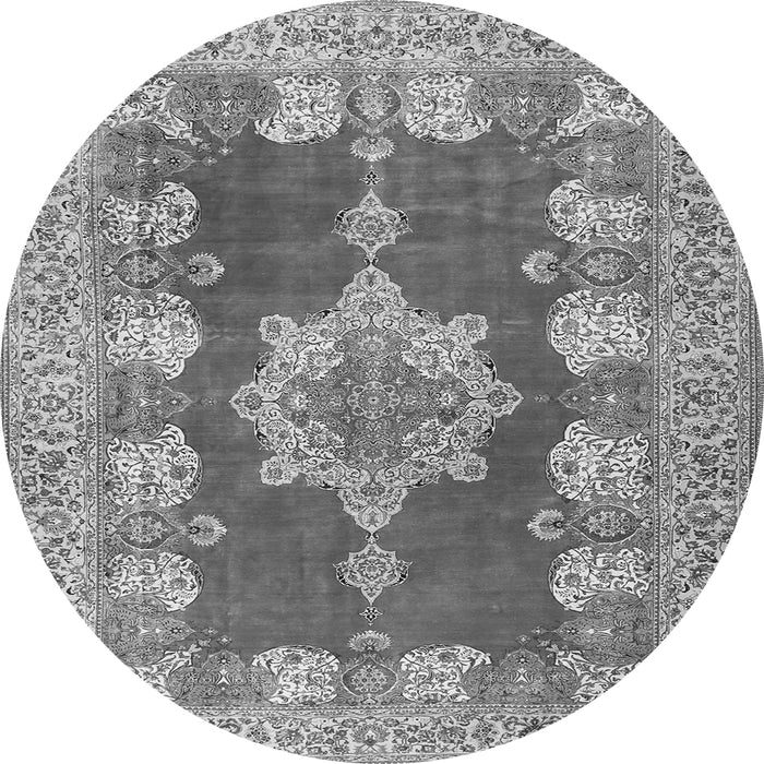Square Persian Gray Traditional Rug, tr3161gry