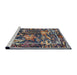 Sideview of Machine Washable Traditional Plum Purple Rug, wshtr3162