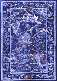 Persian Blue Traditional Rug, tr3162blu