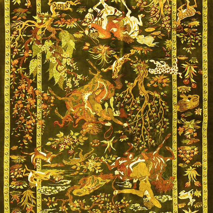 Persian Yellow Traditional Rug, tr3162yw