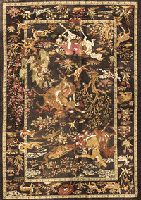 Persian Brown Traditional Rug, tr3162brn