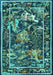 Persian Turquoise Traditional Rug, tr3162turq