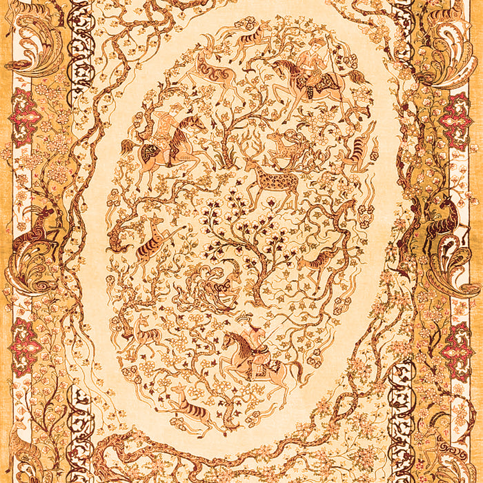 Persian Orange Traditional Rug, tr3163org