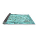 Sideview of Persian Light Blue Traditional Rug, tr3163lblu