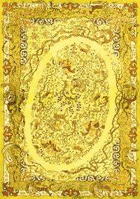 Persian Yellow Traditional Rug, tr3163yw