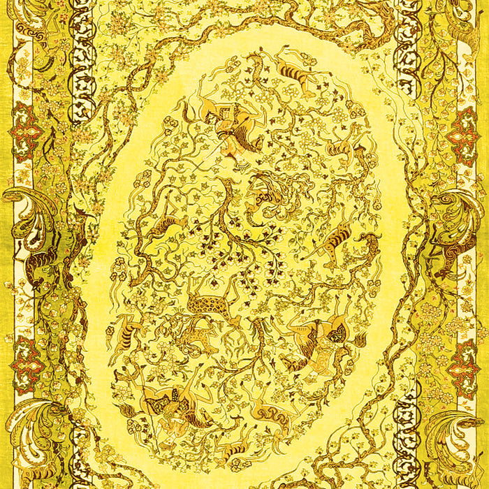 Persian Yellow Traditional Rug, tr3163yw