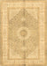 Medallion Brown Traditional Rug, tr3164brn