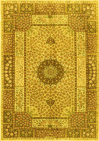 Persian Yellow Traditional Rug, tr3165yw