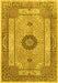 Machine Washable Persian Yellow Traditional Rug, wshtr3165yw