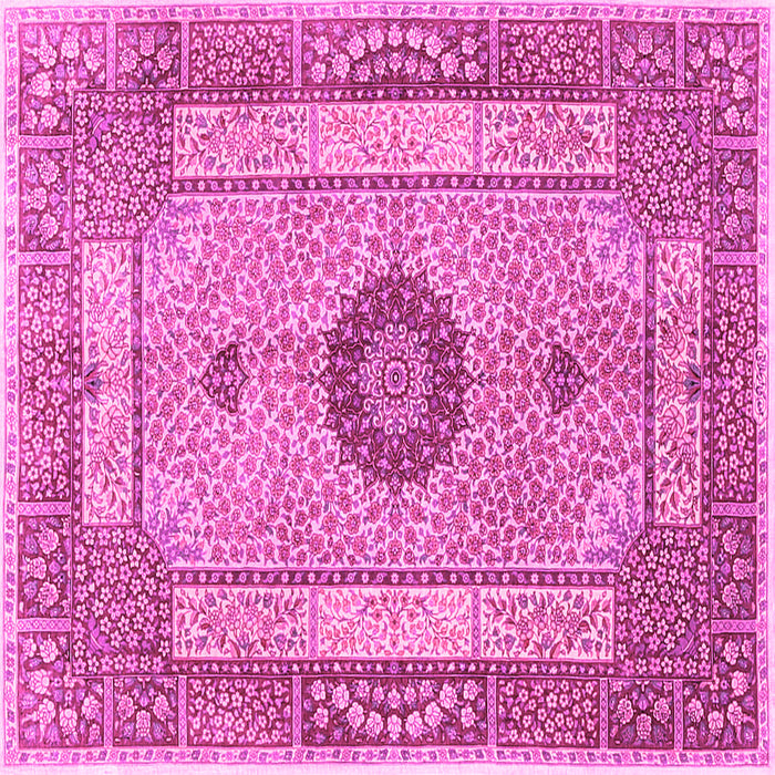 Square Persian Pink Traditional Rug, tr3165pnk