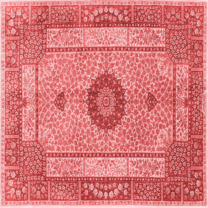 Machine Washable Persian Red Traditional Rug, wshtr3165red