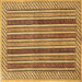 Square Machine Washable Persian Brown Traditional Rug, wshtr3166brn