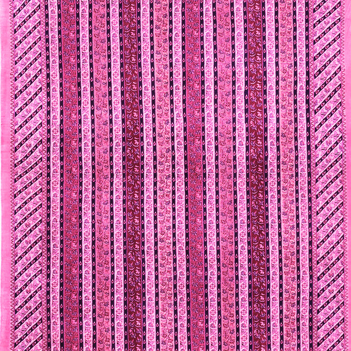 Machine Washable Persian Pink Traditional Rug, wshtr3166pnk