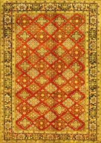 Persian Yellow Traditional Rug, tr3167yw