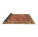 Sideview of Persian Brown Traditional Rug, tr3167brn