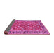 Sideview of Persian Pink Traditional Rug, tr3167pnk