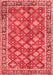 Persian Red Traditional Area Rugs