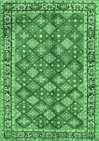 Persian Emerald Green Traditional Rug, tr3167emgrn
