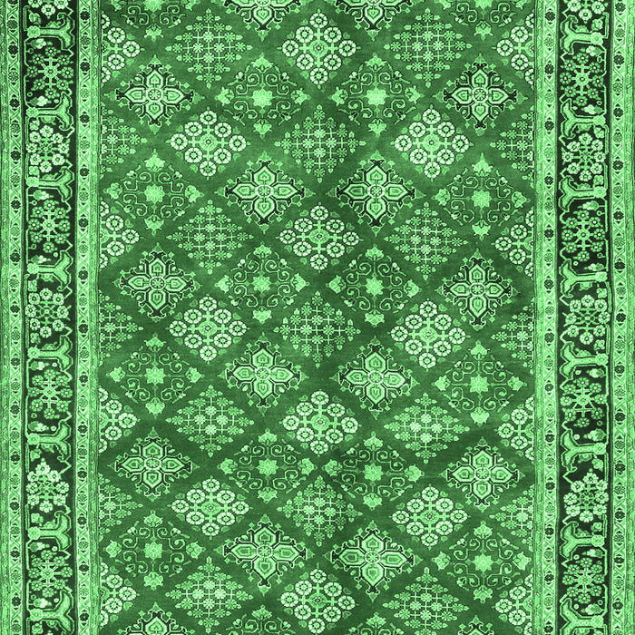 Persian Emerald Green Traditional Rug, tr3167emgrn