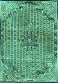 Persian Turquoise Traditional Rug, tr3168turq