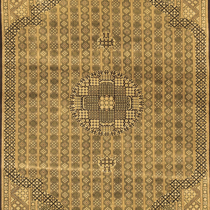 Machine Washable Persian Brown Traditional Rug, wshtr3168brn