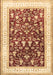 Machine Washable Persian Brown Traditional Rug, wshtr3169brn