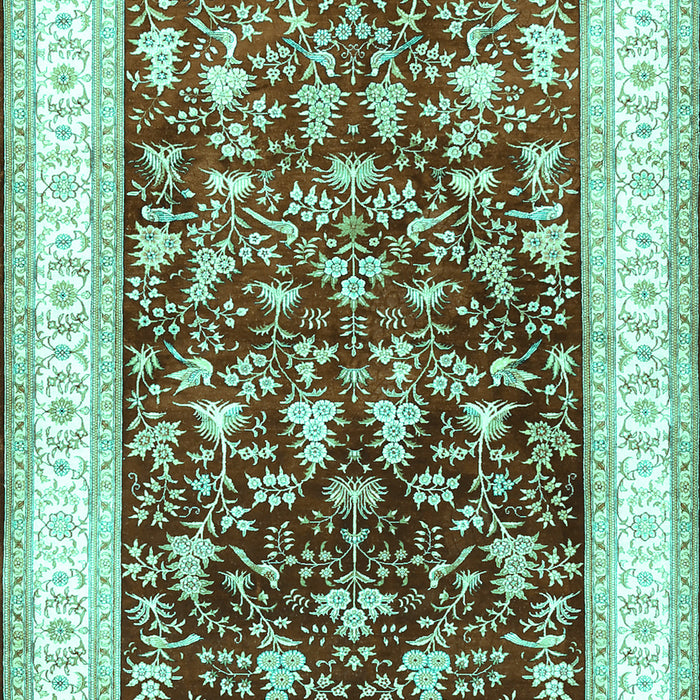 Persian Turquoise Traditional Rug, tr3169turq