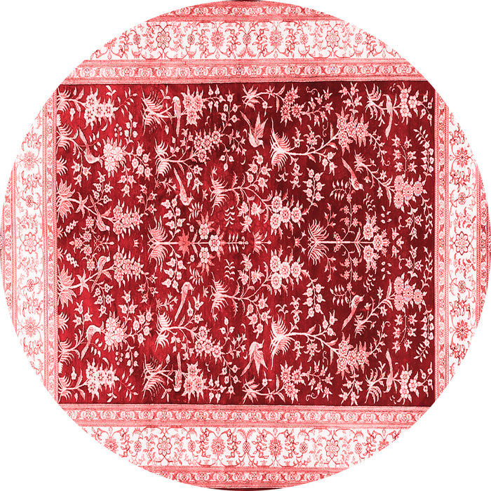 Machine Washable Persian Red Traditional Rug, wshtr3169red
