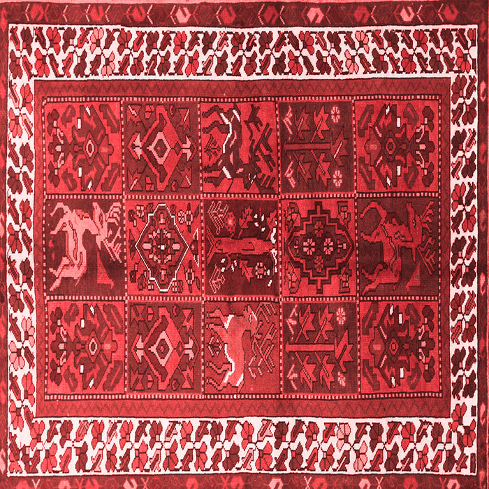 Machine Washable Persian Red Traditional Rug, wshtr316red