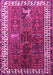 Machine Washable Persian Pink Traditional Rug, wshtr316pnk