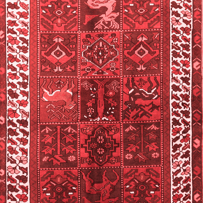 Machine Washable Persian Red Traditional Rug, wshtr316red