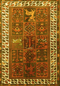 Persian Yellow Traditional Rug, tr316yw