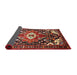 Sideview of Traditional Dark Almond Brown Persian Rug, tr317