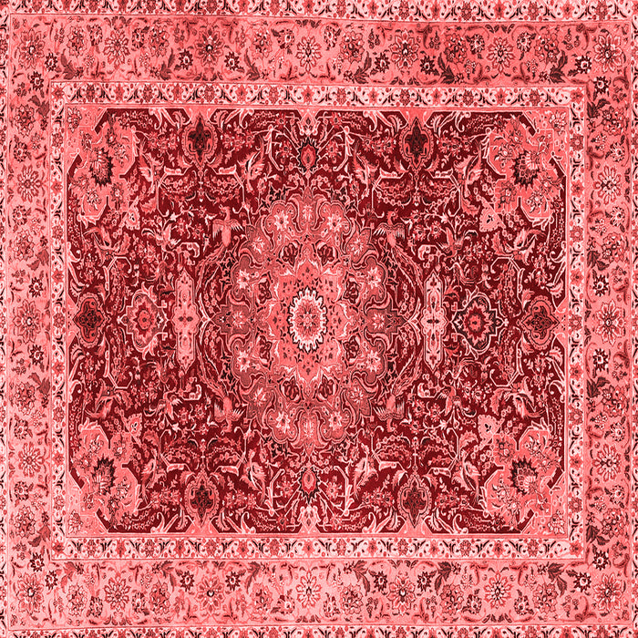 Medallion Red Traditional Rug, tr3170red