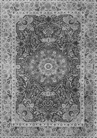 Medallion Gray Traditional Rug, tr3170gry