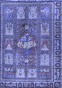 Animal Blue Traditional Rug, tr3171blu