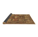 Sideview of Animal Brown Traditional Rug, tr3171brn