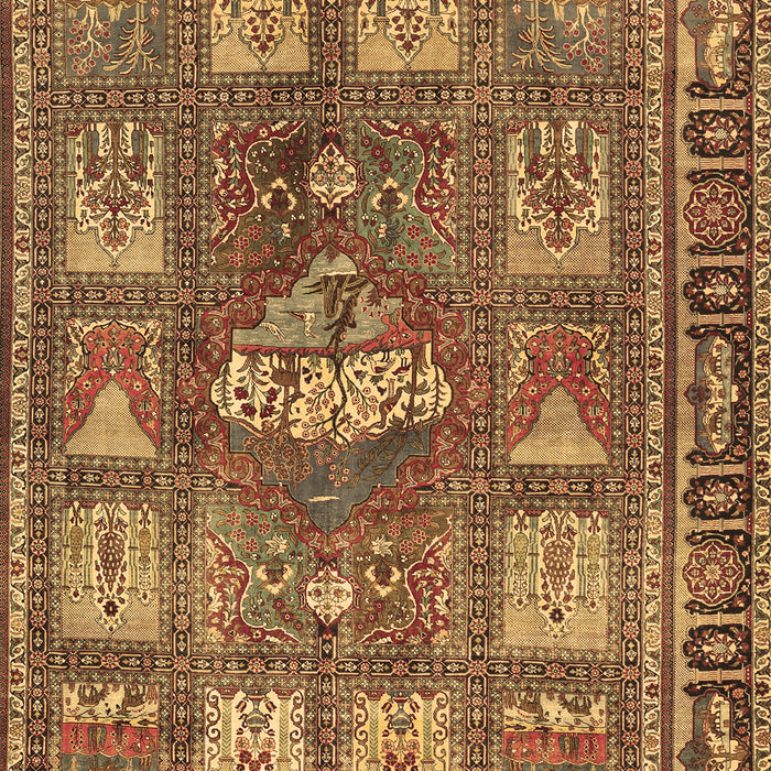 Animal Brown Traditional Rug, tr3171brn