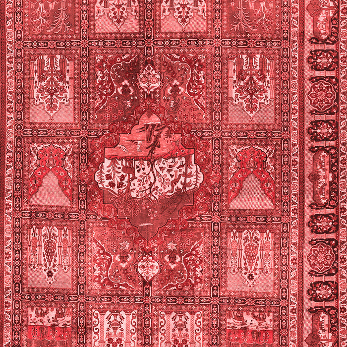Animal Red Traditional Area Rugs