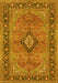 Machine Washable Persian Yellow Traditional Rug, wshtr3172yw