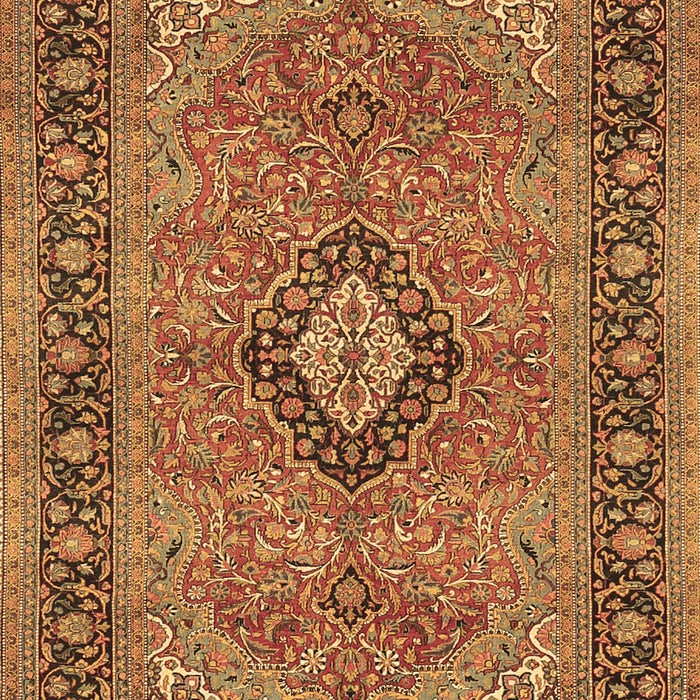 Machine Washable Persian Brown Traditional Rug, wshtr3172brn