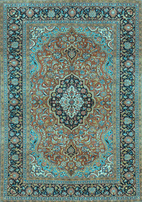 Persian Light Blue Traditional Rug, tr3172lblu
