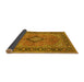 Sideview of Persian Yellow Traditional Rug, tr3172yw