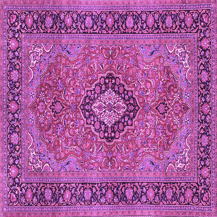 Square Persian Purple Traditional Rug, tr3172pur
