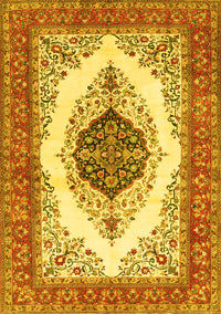 Persian Yellow Traditional Rug, tr3173yw