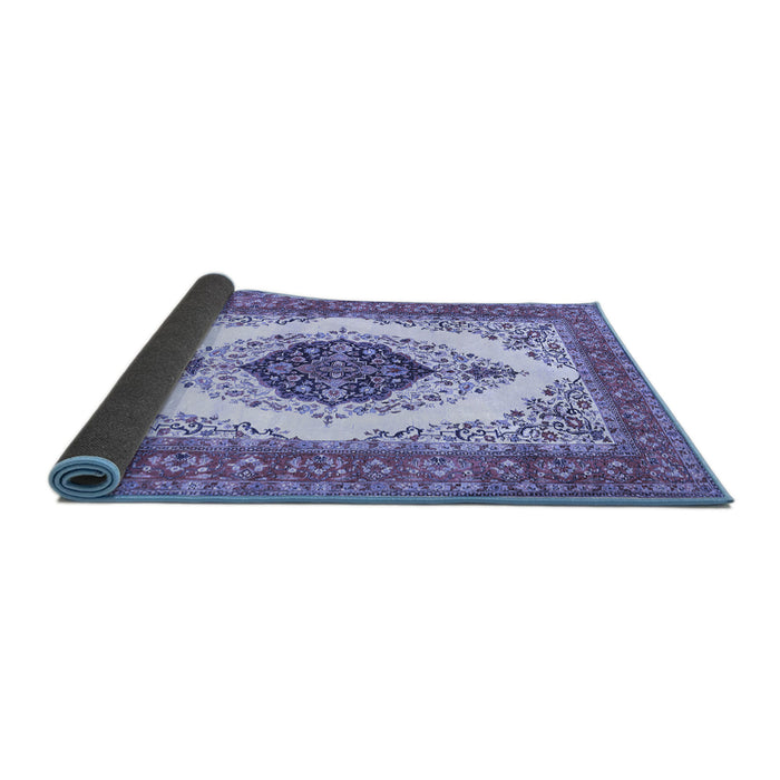 Sideview of Persian Blue Traditional Rug, tr3173blu